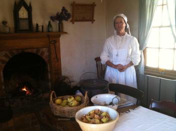 Sovereign Hill Volunteer Jenni Fithall, who will be living in one of our cottages for 3 days in March 2013