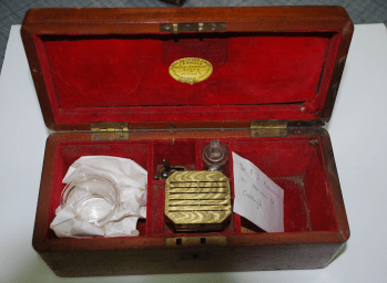 Cupping Kit, from Dr. David O'Sullivan Collection. Gold Museum Ballarat.
