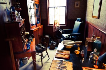 Dr. Wakefield's room at Sovereign Hill.