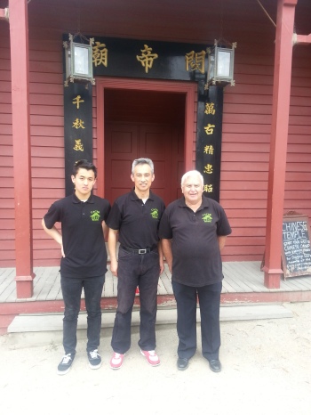 From Left; Oscar Zhang, Charles Zhang and Bill Moy From the CACSB