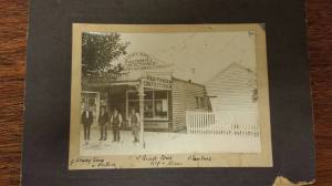 Photo of Louey Sing's Fruit shop. From Coleraine Historical Society