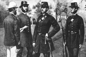 Melbourne Policemen in the 1860s. Herald Weekly Times Library.